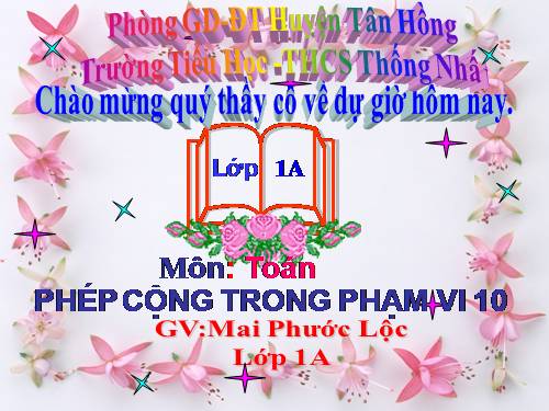 Phép cộng trong phạm vi 10