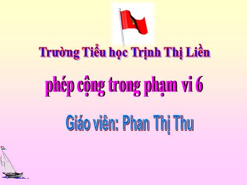 Phép cộng trong phạm vi 6