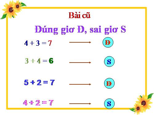 Phép trừ trong phạm vi 7