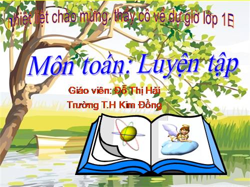 toán lớp 1 tiết 37 luyện tập