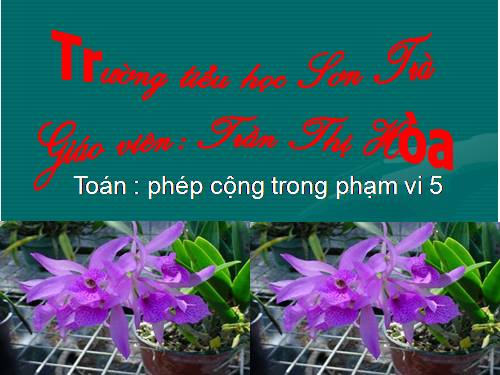 Phép cộng trong phạm vi 5