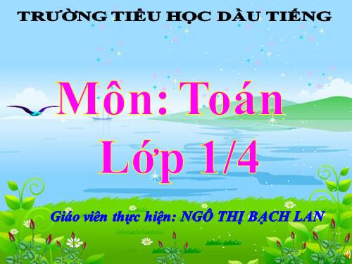 Phép trừ trong phạm vi 5