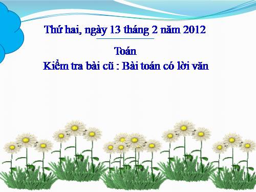 Giải toán có lời văn