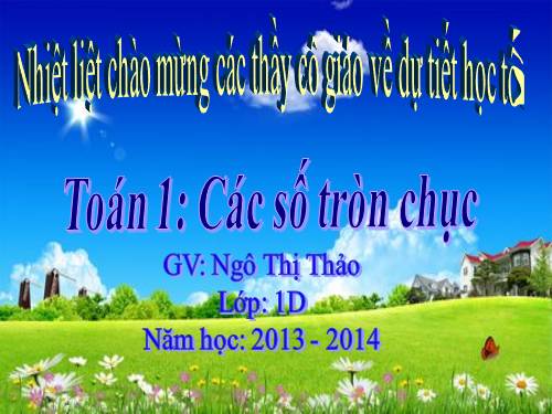 Các số tròn chục