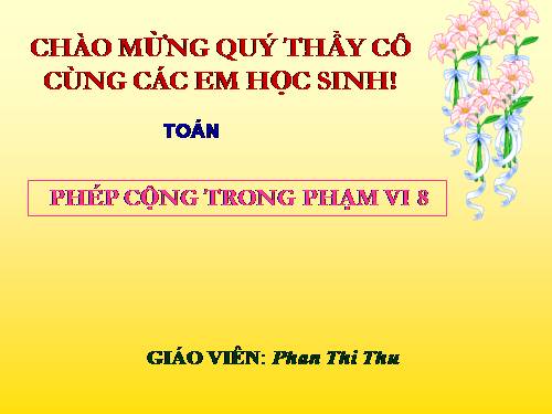 Phép cộng trong phạm vi 8