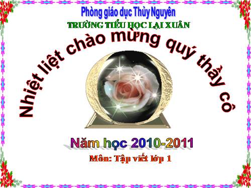 chu mau tap viet