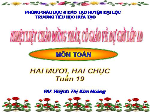 Hai mươi. Hai chục