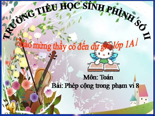 Phép cộng trong phạm vi 8