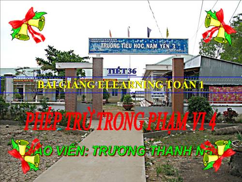 Phép trừ trong phạm vi 4