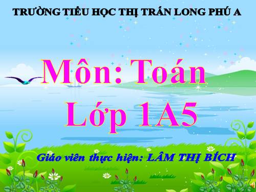 Phép cộng trong phạm vi 5