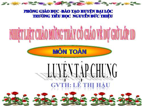 Luyện tập chung Trang 40