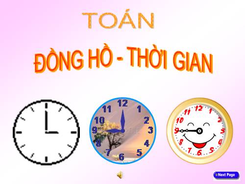 Đồng hồ. Thời gian