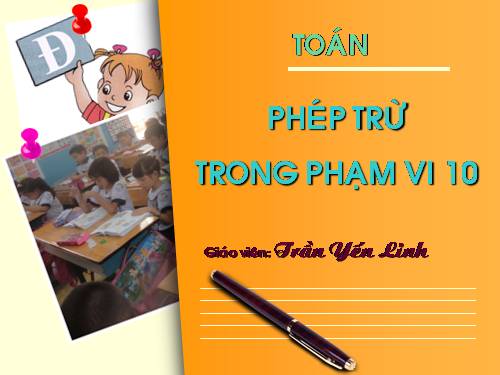 Phép trừ trong phạm vi 10