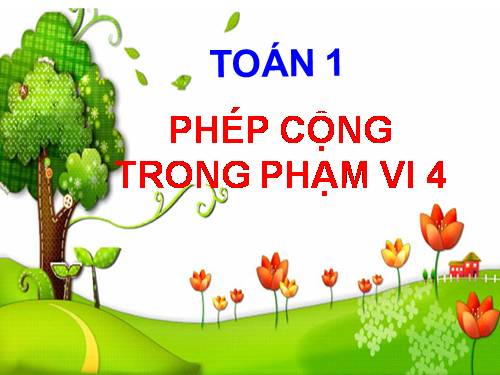 Phép cộng trong phạm vi 4