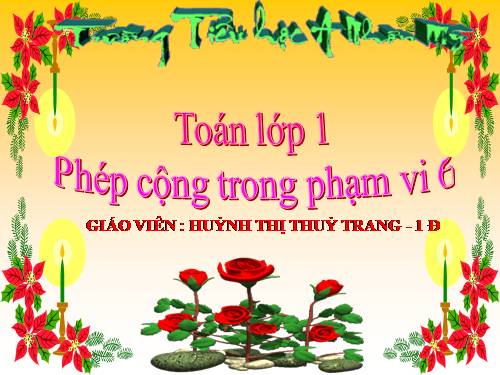 Phép cộng trong phạm vi 6