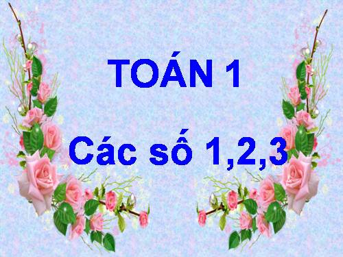 Các số 1, 2, 3