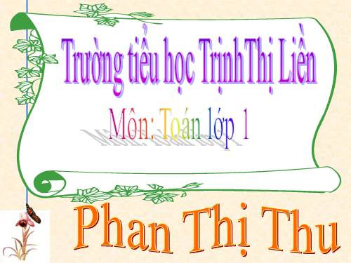 Phép trừ trong phạm vi 100 (trừ không nhớ)