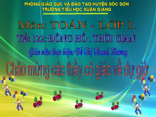 Đồng hồ. Thời gian