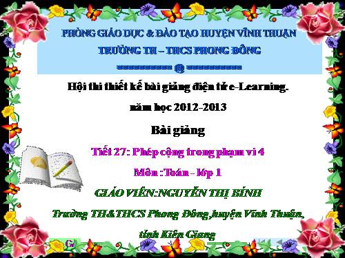 Phép cộng trong phạm vi 4