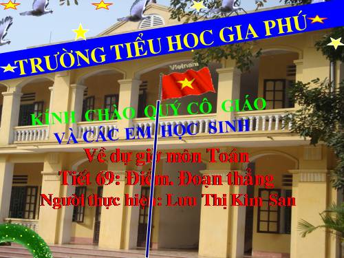 Điểm. Đoạn thẳng