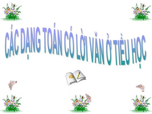 Bài toán có lời văn