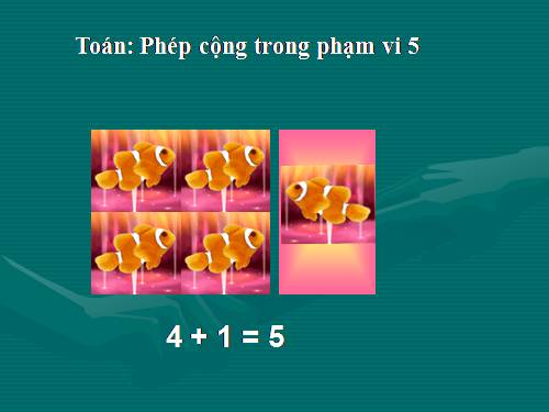 Phép cộng trong phạm vi 5