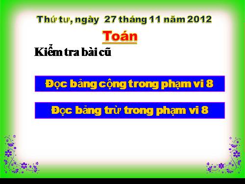 Phép cộng trong phạm vi 9