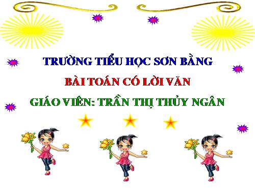 Bài toán có lời văn