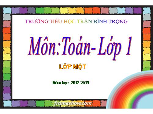 Phép trừ trong phạm vi 6