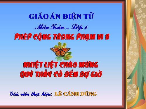 Phép cộng trong phạm vi 8