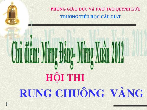 Rung chuong vang