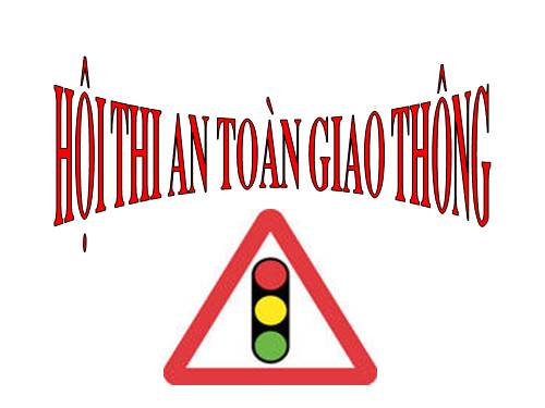 Hội thi an toàn giao thông 3