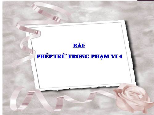 Phép cộng trong phạm vi 4