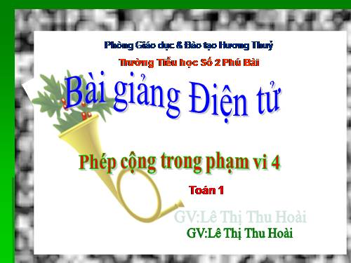 Phép trừ trong phạm vi 4