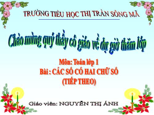 Các số có hai chữ số