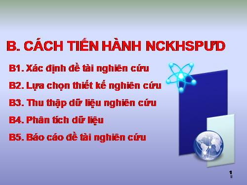 XÁC ĐỊNH ĐỀ TÀI NCKHSPUD