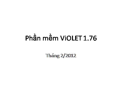 Phần mềm ViOLET