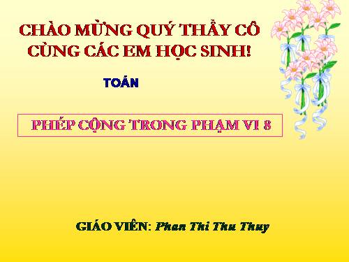 Phép cộng trong phạm vi 8