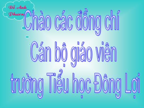 Giải toán có lời văn (tiếp theo)