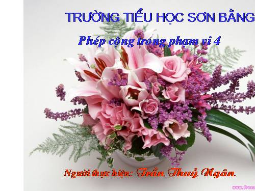 Phép cộng trong phạm vi 4