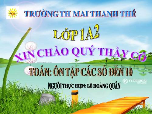 Ôn tập: Các số đến 10