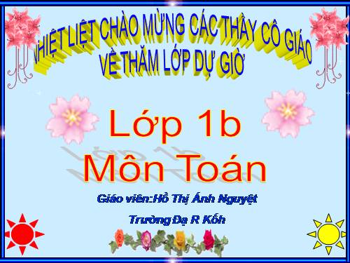 Phép trừ trong phạm vi 100 (trừ không nhớ)