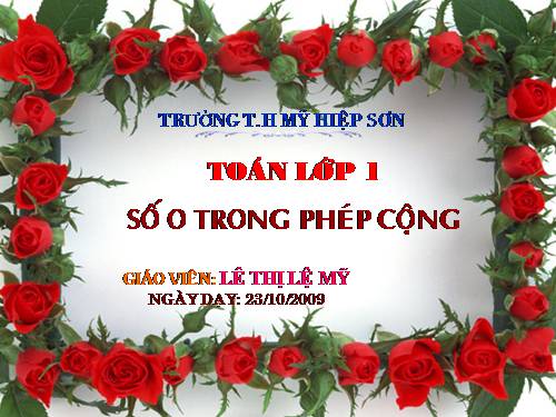 Số 0 trong phép cộng