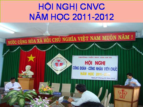 Hội nghị CNVC 2011-2012