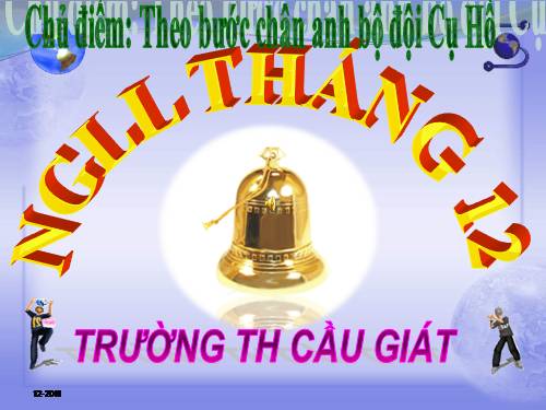 Rung chông vàng Trường TH Cầu Giát