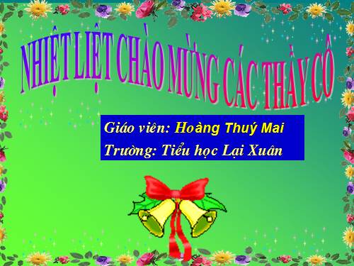 Điểm. Đoạn thẳng