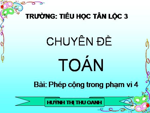 Phép cộng trong phạm vi 4