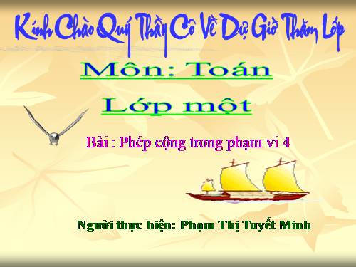 Phép cộng trong phạm vi 4