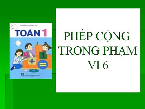 Phép cộng trong phạm vi 6