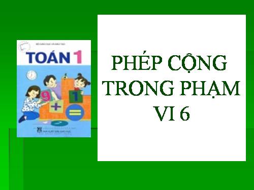 Phép cộng trong phạm vi 6